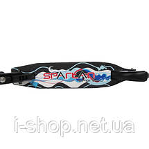 Самокат двоколісний Spartan X145, чорний, фото 4