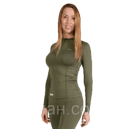 Лонгслів Pani CoolPass SJ Олива (7953), XS, фото 1