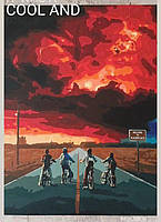 Картина за номерами Дивні дива Stranger Things 40х50 см Вінні (W1007), фото 2