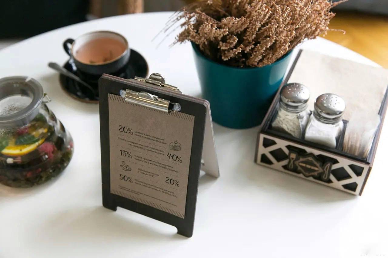 Менюхолдер А5 3мм, фото 1