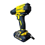 Акумуляторний шуруповерт-дриль Li-Ion 21 В 2х2 Ач Zegor CDP-21 акумуляторний шуруповерт з металевим патроном, фото 5