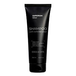 СУПЕРІУМ Сільвер шампунь універсальний з колоїдним сріблом для котів та собак, 250 мл