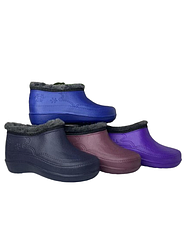 Калоші жіночі Сніжинка утеплені хутром, середня висота, розмір від 37 до 41, ОПТ