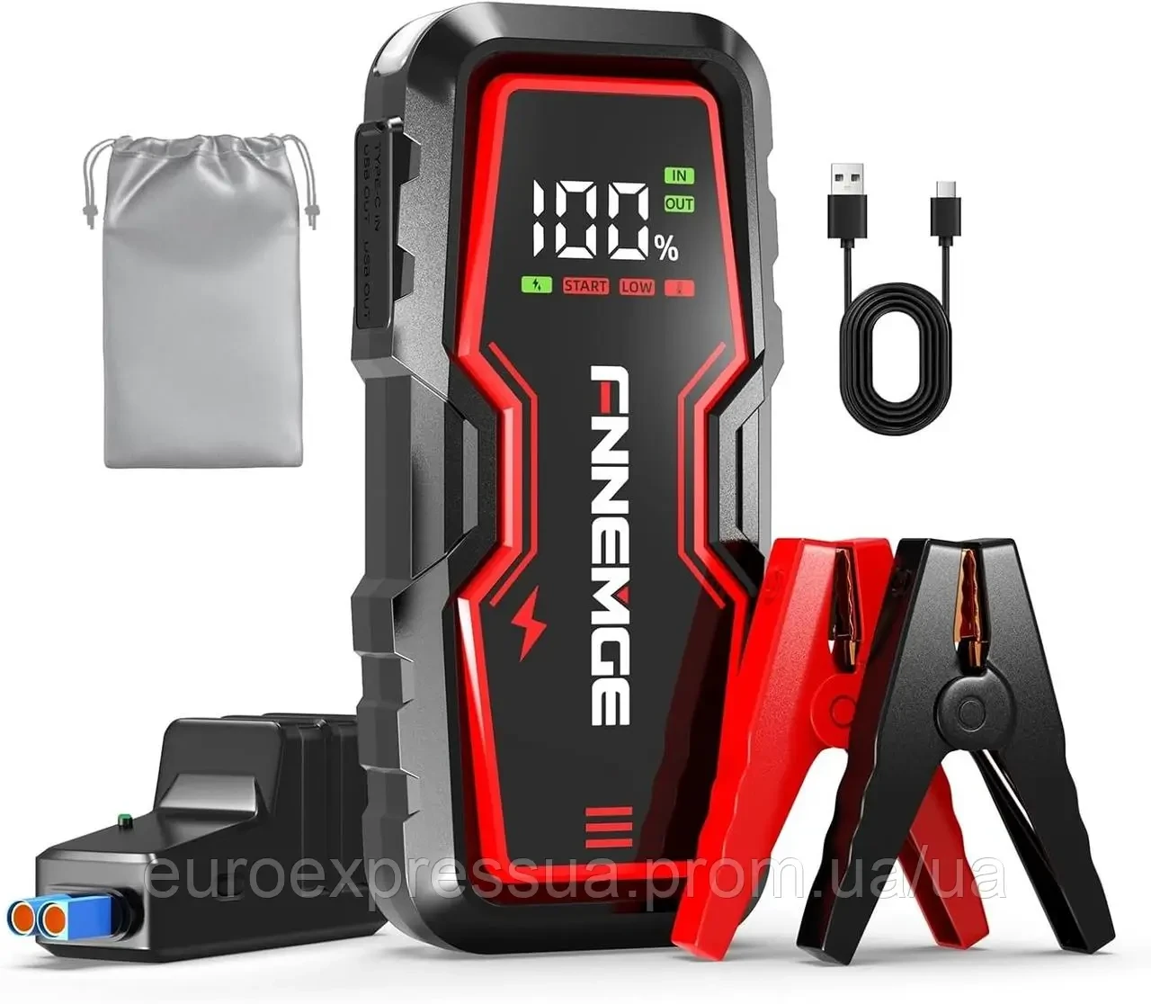 FNNEMGE Powerbank стартер для 12 V USB LED батареї, фото 1