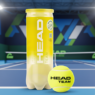 Тенісний м’яч Head Team 3B | Універсальний, тренувальний