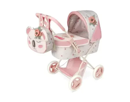 Коляска для ляльок і пупсів DeCuevas класична з сумкою Коала, фото 1