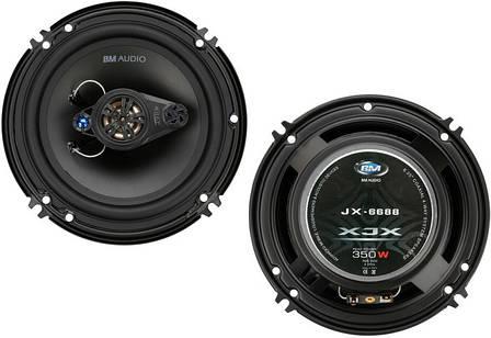 Автомобільна акустика Boschmann BM Audio JX-6688 – 4-смугові колонки 16 см, 350 Вт