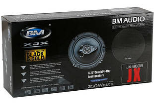 Автомобільна акустика Boschmann BM Audio JX-6688 – 4-смугові колонки 16 см, 350 Вт, фото 3