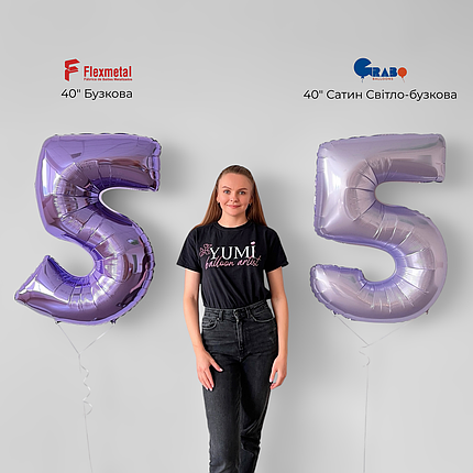 Цифра FLEXMETAL-ФМ 40" Бузкова 5 (УП), фото 2