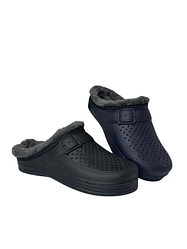 Калоші чоловічі Сабо, утеплені хутром, чорні, розмір від 41 до 45, ОПТ