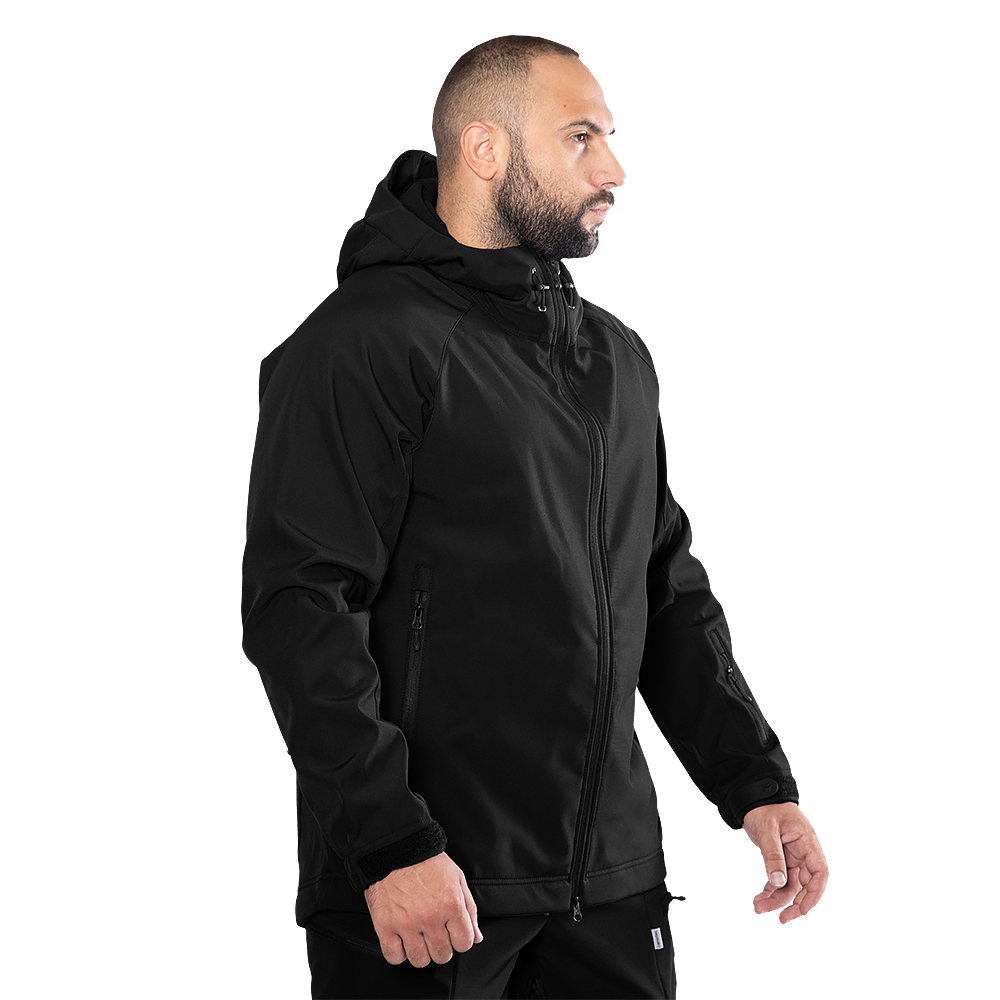 Куртка тактична Rubicon SoftShell Чорна, фото 1