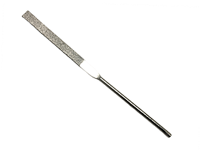 Надфіль алмазний плаский полотно без ручки (KM-3001) 160 мм