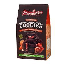 Печиво Брауні Солона карамель безглютенове MonLasa, 120 гр, фото 1
