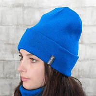 В'язана шапка Luxyart унісекс розмір 50-60 Електрик (LC-752)
