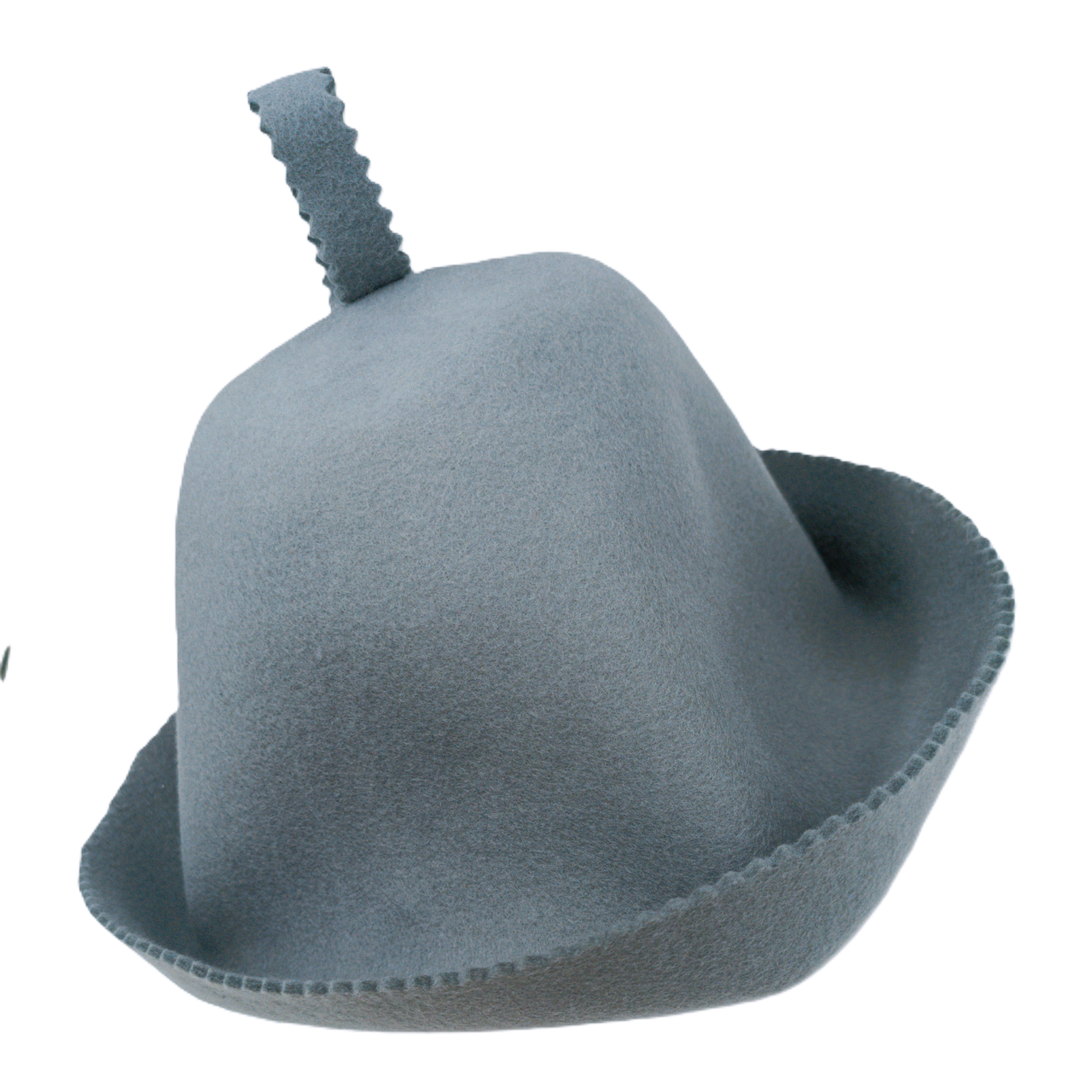 Банна шапка Luxyart "Premium" без швів натуральна повсть сіра (LA-891), фото 1