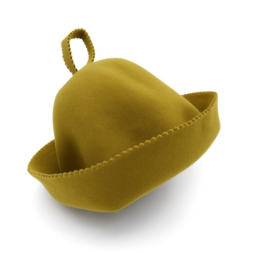 Банна шапка Luxyart "Premium" без швів натуральна повсть олива (LA-687), фото 1