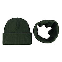 Шапка зі снудом Luxyart унісекс розмір 50-60 хакі (TL-314)