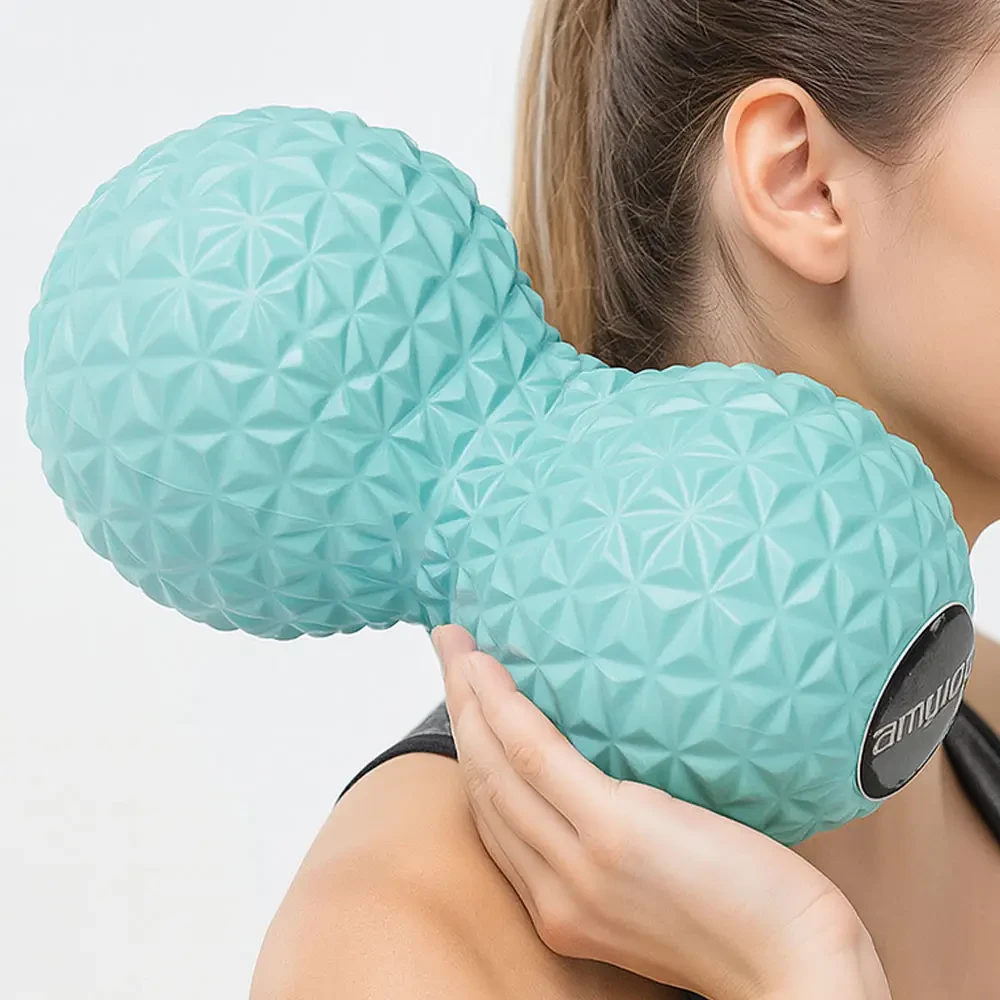 Масажний м'яч подвійний валик для йоги, фото 1