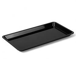 Блюдо для викладки 1/3 24 мм з полікарбонату чорне
