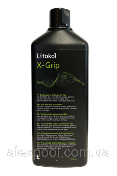 Litokol LITOGRIP FLOOR / X-Grip 1 л - Протиковзкий засіб для плитки, мозаїки, каменя