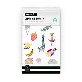 Антимоскітні тимчасові татуювання Suavinex 14 шт