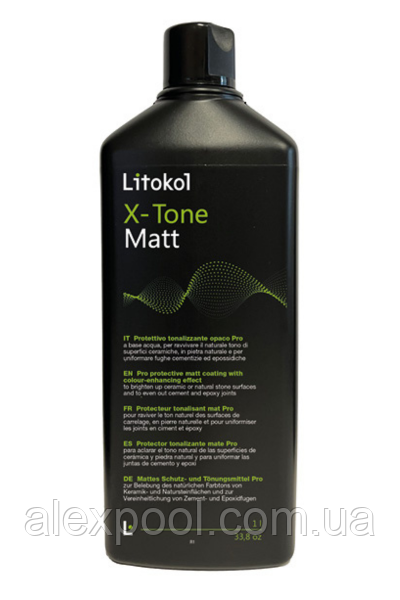 Litokol LITOCARE MATT / X-Tone Matt 1 л Захисна просочення для кераміки, натурального каменю і відновлення кольору