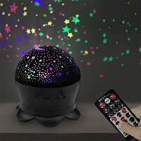 Колонка нічник-проєктор зоряного неба Light Party SY-668 з Bluetooth і USB, SD, FM