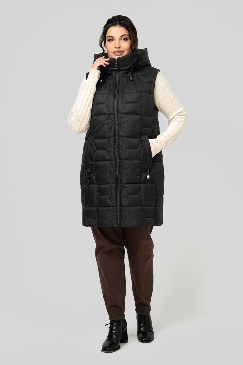 Жилет Ліна чорний 50 (102550), фото 1