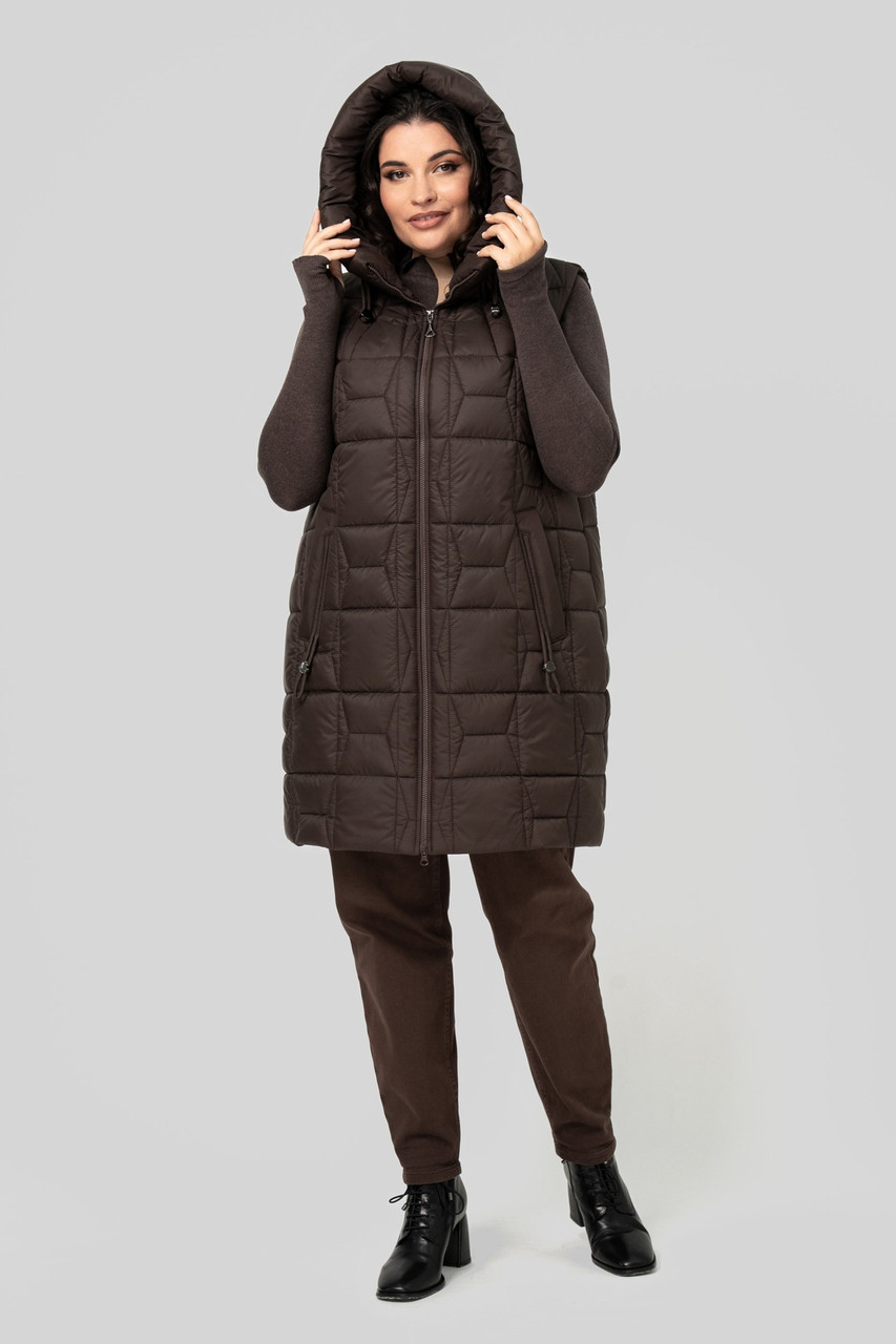 Жилет Ліна шоколад 50 (102547), фото 1