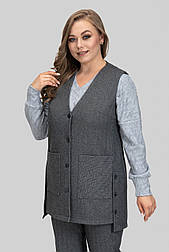 Жилет Людміла 2 графіт 50 (102595)