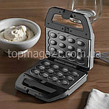 Багатофункціональний мультимейкер 8в1 BITEK 1800 Вт з насадкою для пончиків печива і вафель електричний, фото 4