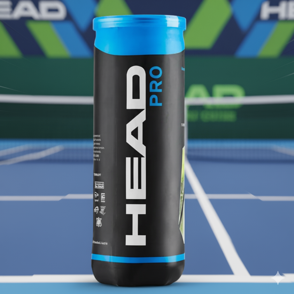 М'ячі для тенісу Head PRO 3B | Турнірні преміум м'ячі з технологією Encore, фото 1