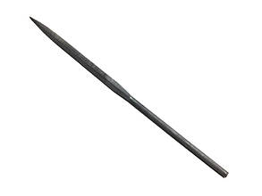 Надфіль чорний ромбічний полотно без ручки (KM-0029) 160 мм