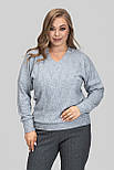 Светр Меліса сірий 54 (102603) 58, фото 6