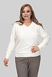 Светр Меліса молочний 50 (102604), фото 6