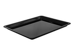 Блюдо для викладки 1/1 24 мм з полікарбонату чорне
