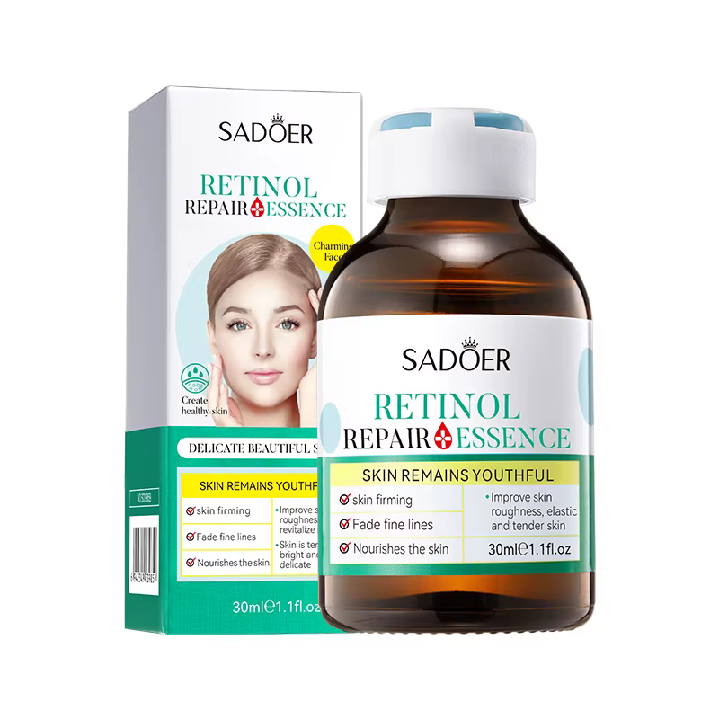 Есенція для обличчя Sadoer Retinol з ретинолом відновлювальна 30 мл, фото 1