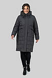 Пальто графіт 50 (102586), фото 2