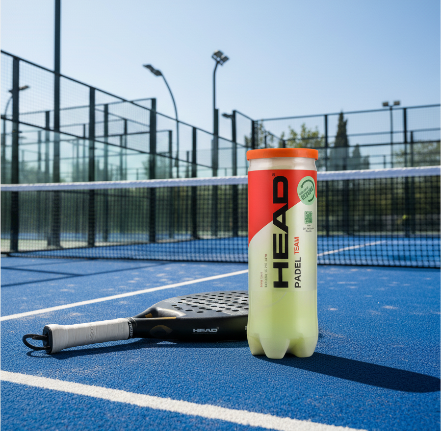 М’ячі для падел тенісу Head Padel Team 3B, фото 1