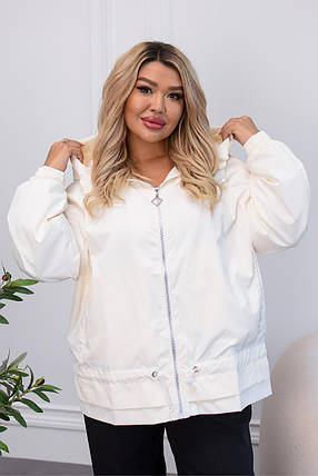 Куртка-вітровка великого розміру батал Розміри: 48-50, 52-54, 56-58, 60-62, фото 1