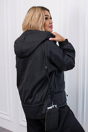 Куртка-вітровка великого розміру батал Розміри: 48-50, 52-54, 56-58, 60-62, фото 2