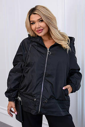 Куртка-вітровка великого розміру батал Розміри: 48-50, 52-54, 56-58, 60-62, фото 1