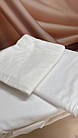 Простирадло на гумці фланелеве байкове Cotton 180 на 200 см і 2 наволочки, фото 3