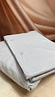 Простирадло на гумці фланелеве байкове Cotton 180 на 200 см і 2 наволочки, фото 7