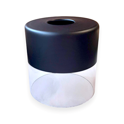 Плафон для люстри  скляний для стельових та підвісних світильників Е27 чорний, фото 1