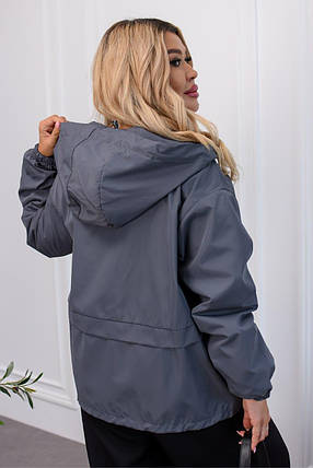 Куртка-вітровка великого розміру батал Розміри: 48-50, 52-54, 56-58, 60-62, фото 2