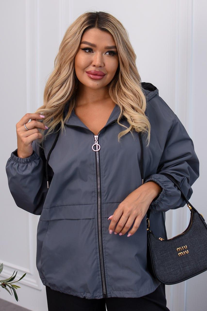 Куртка-вітровка великого розміру батал Розміри: 48-50, 52-54, 56-58, 60-62