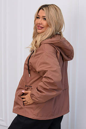 Куртка-вітровка великого розміру батал Розміри: 48-50, 52-54, 56-58, 60-62, фото 2