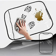 Защитные Накладки для Передних Сидений Авто 🔥 2 шт 🔥 Прозрачные - Универсальные - Плотные 🔥 Размер 67х52 см ❤️, фото 4