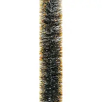 Мішура новорічна Yes! Fun зелена з золотими кінчиками діаметр 7,5 см 2 м (900832)